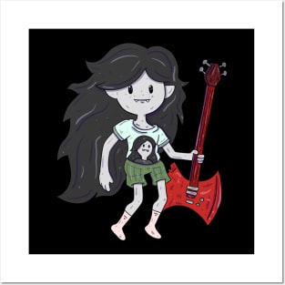 Marceline wearing a Marceline Shirt Posters and Art